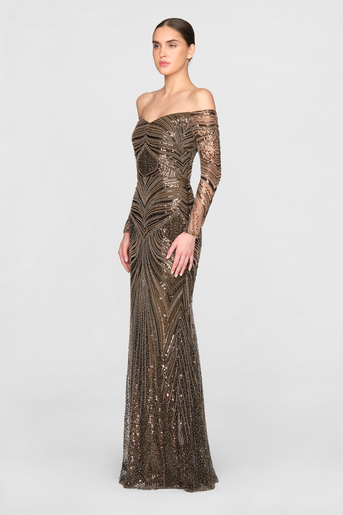 Olivia Beaded Gown