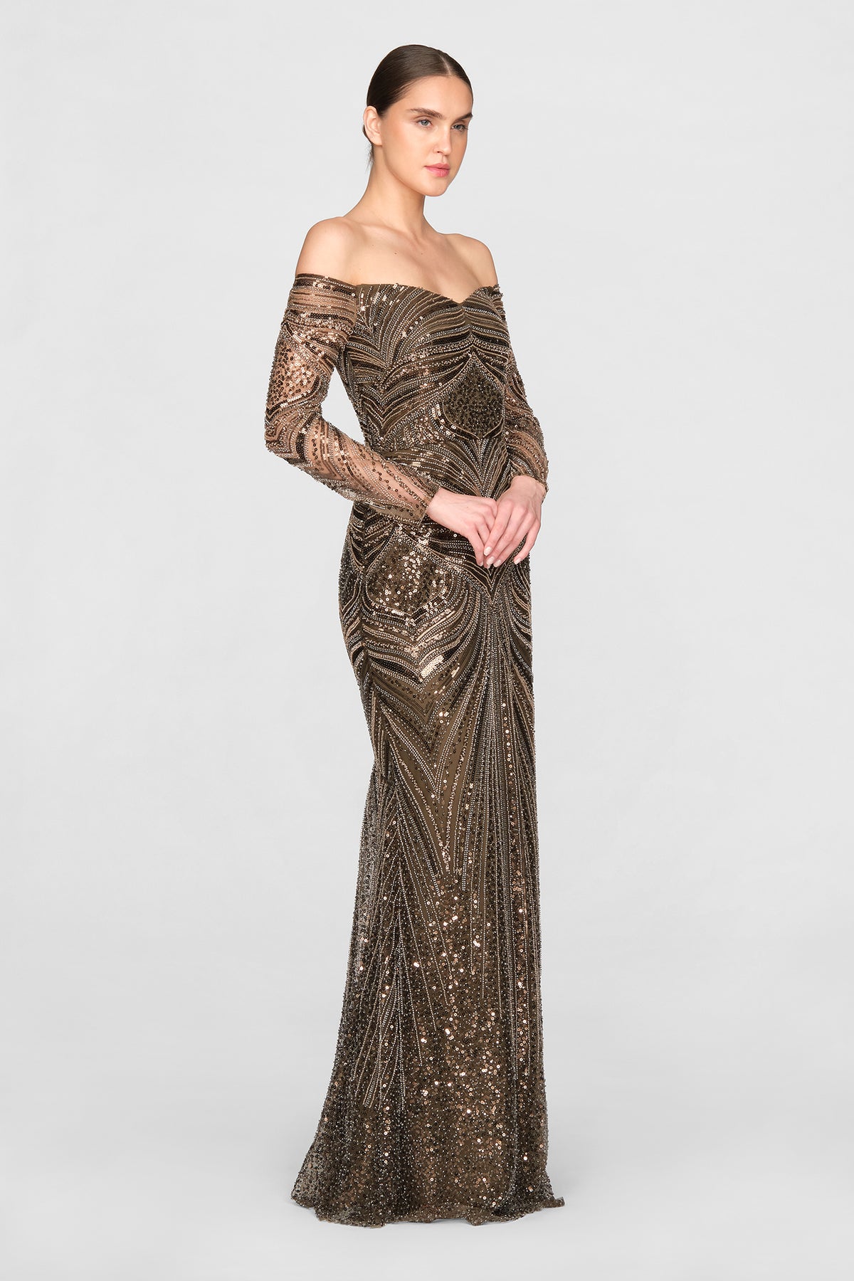 Olivia Beaded Gown