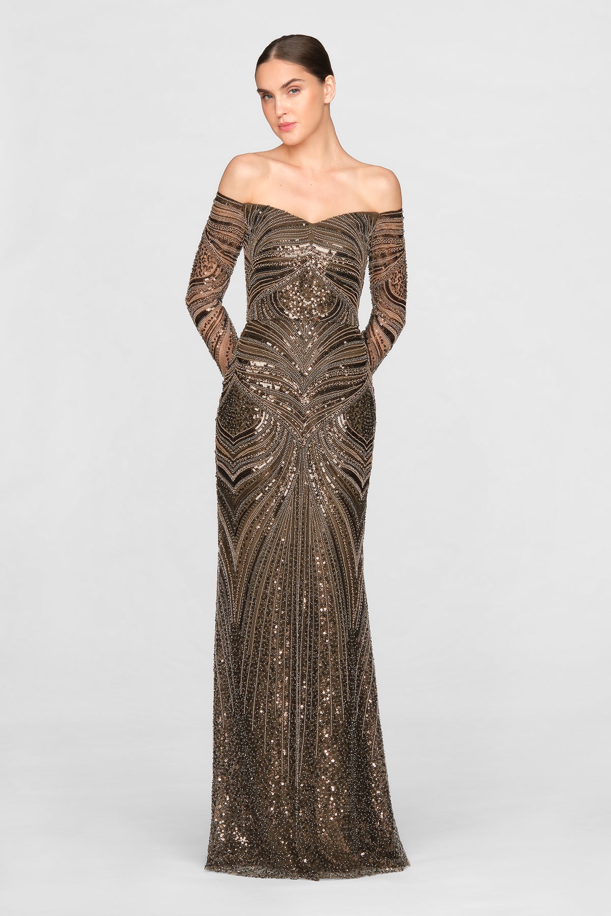 Olivia Beaded Gown