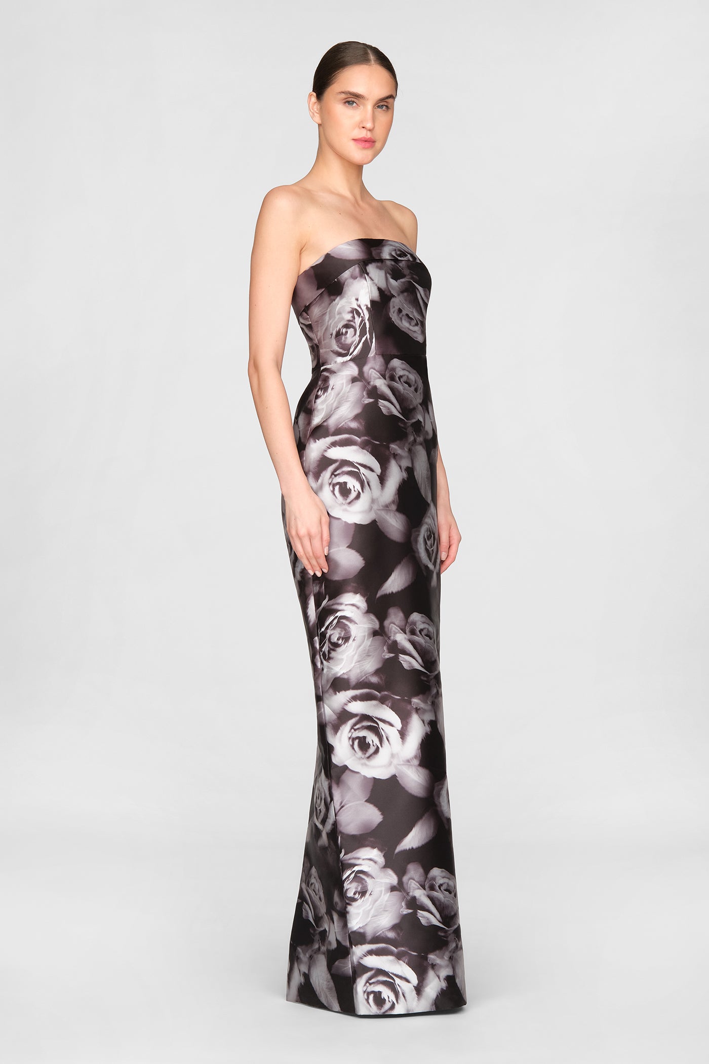 Cleo Strapless Column Gown
