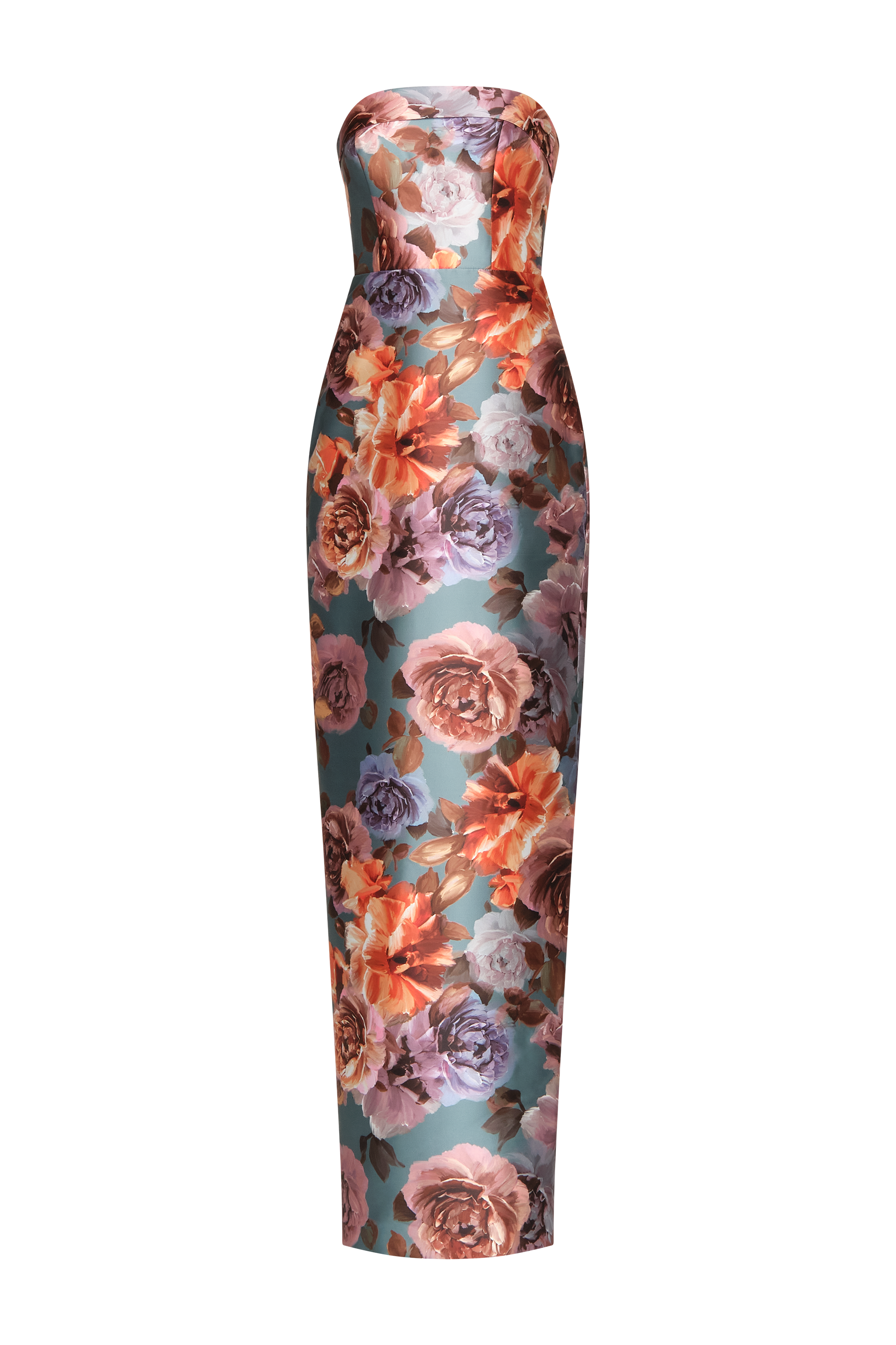 Cleo Strapless Column Gown