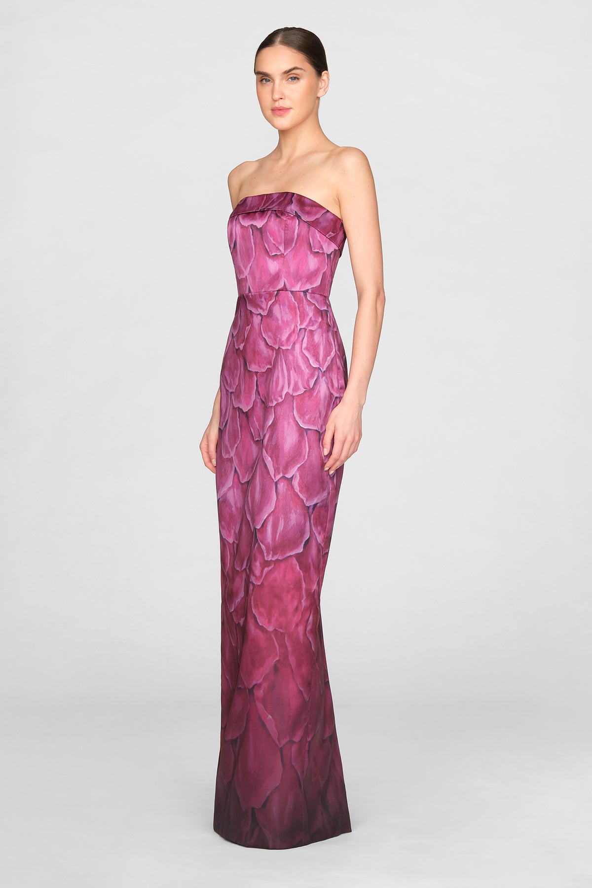 Cleo Strapless Column Gown