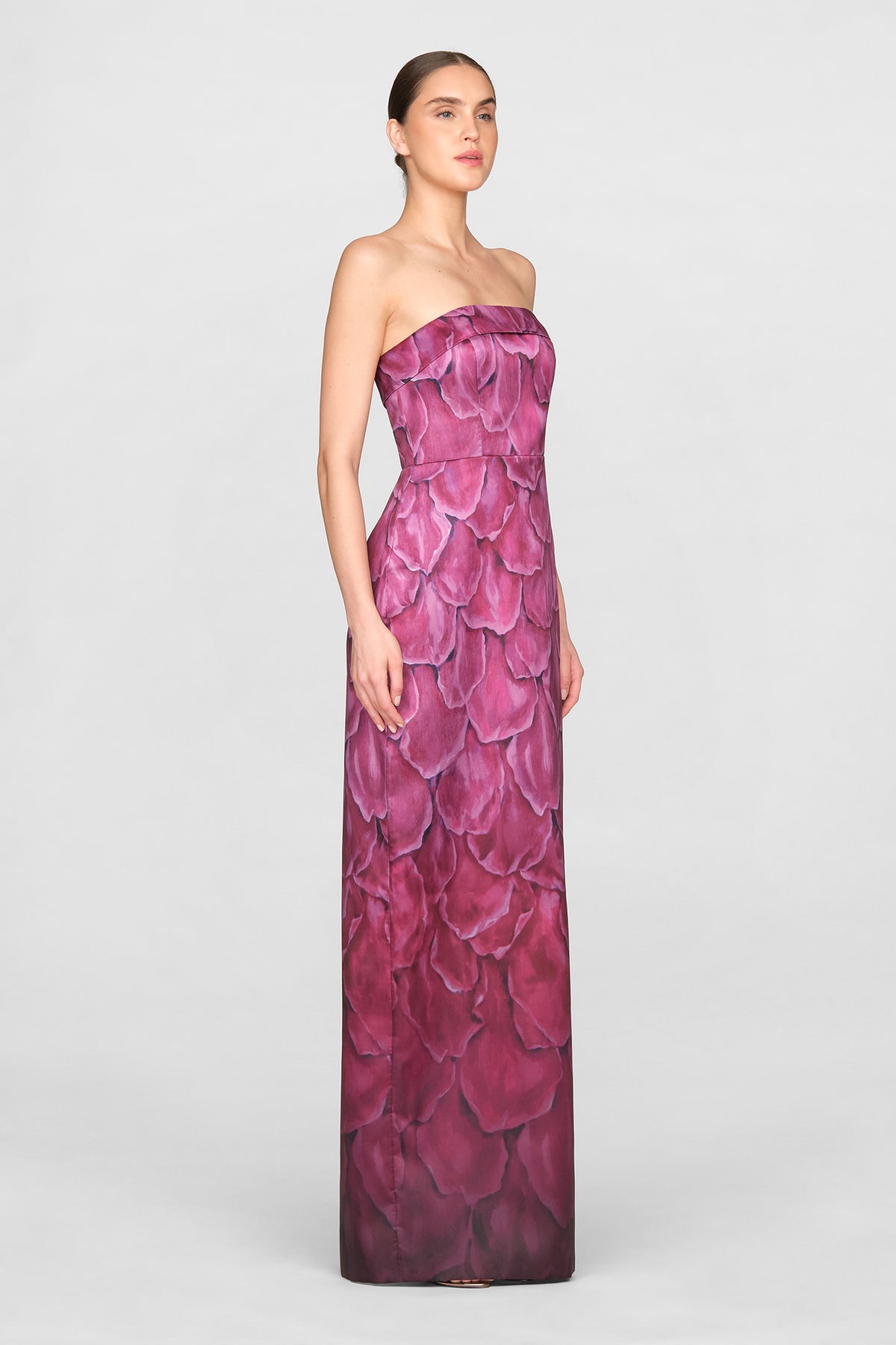 Cleo Strapless Column Gown