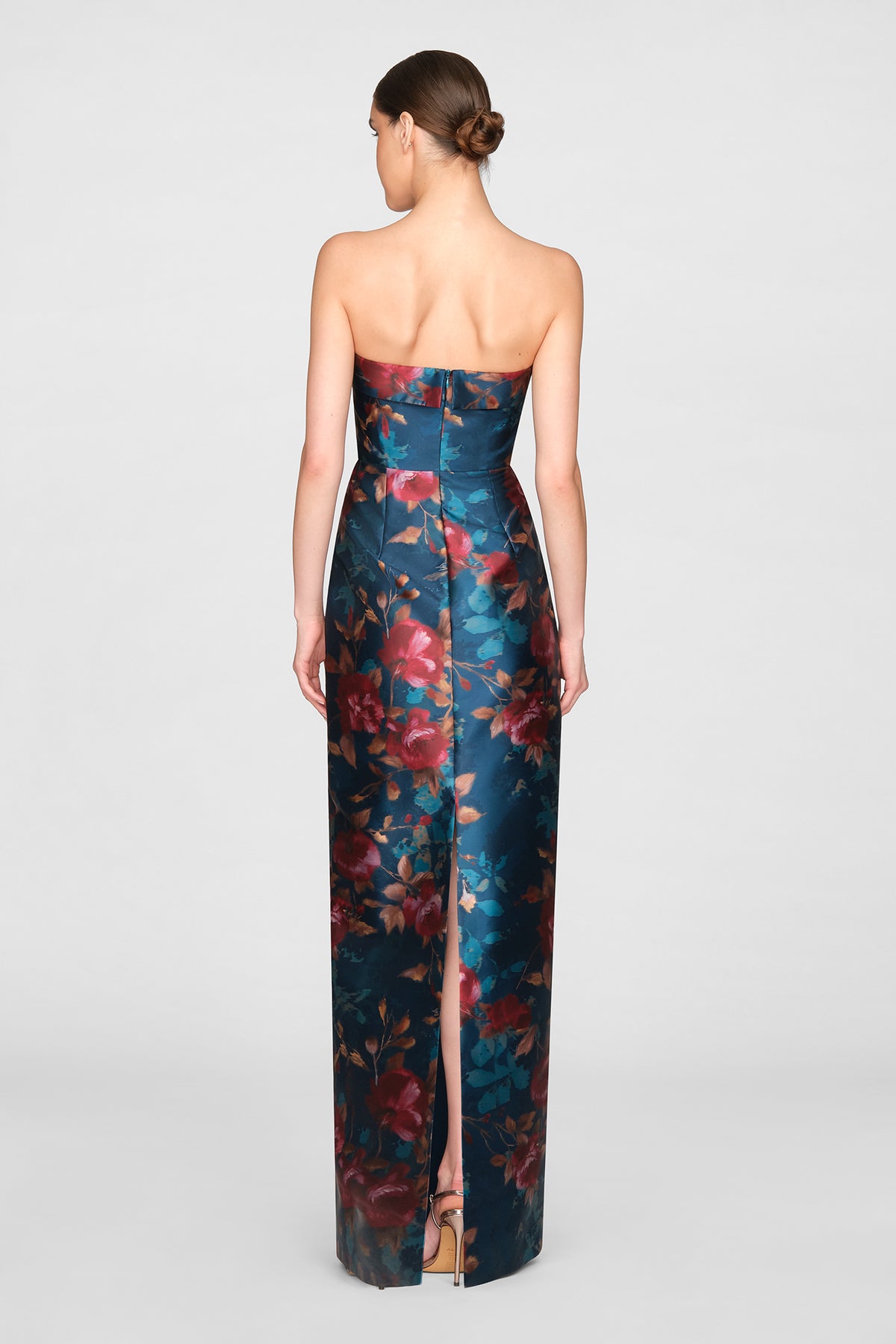 Cleo Strapless Column Gown