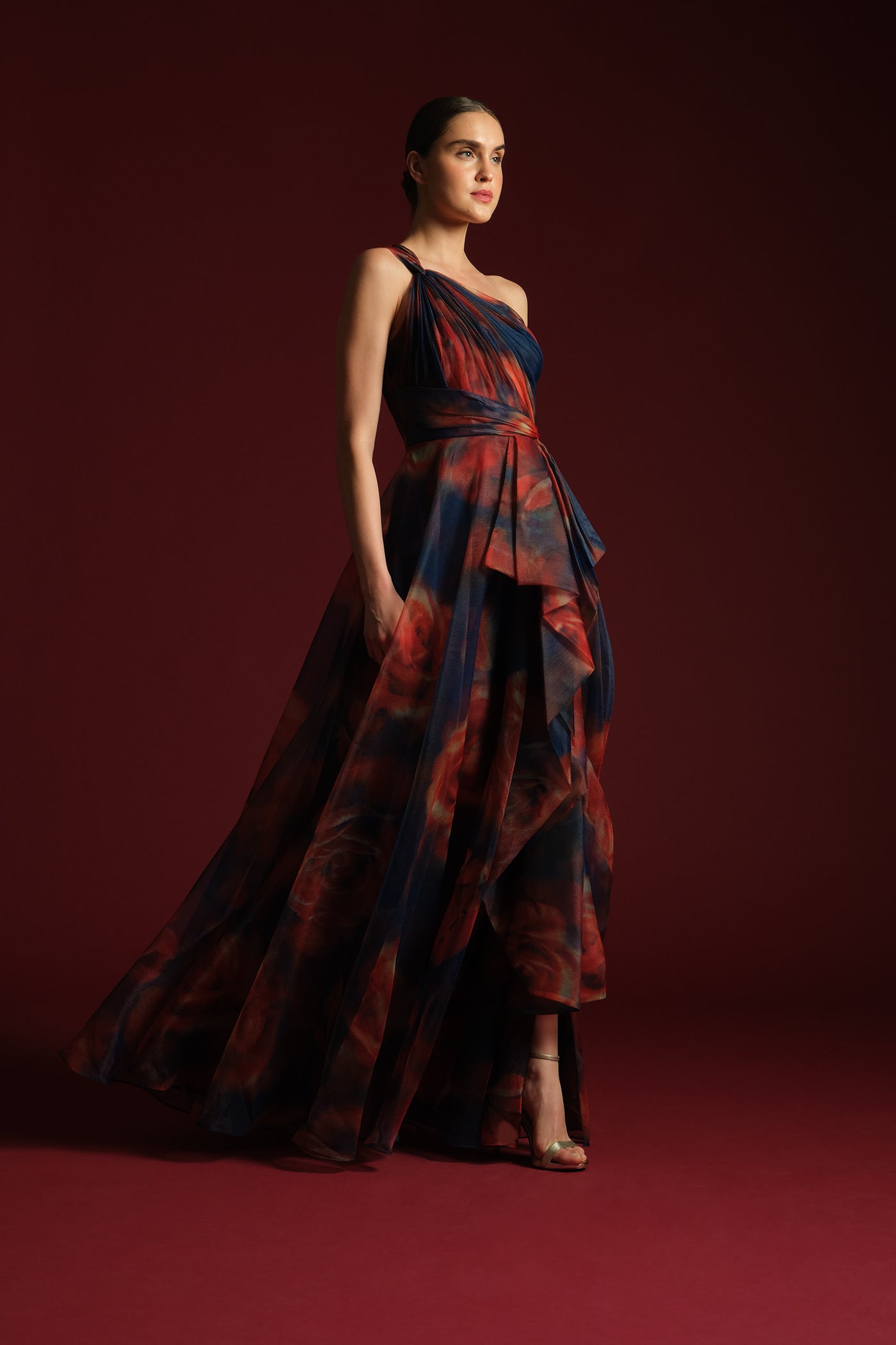 Meadow One Shoulder Gown