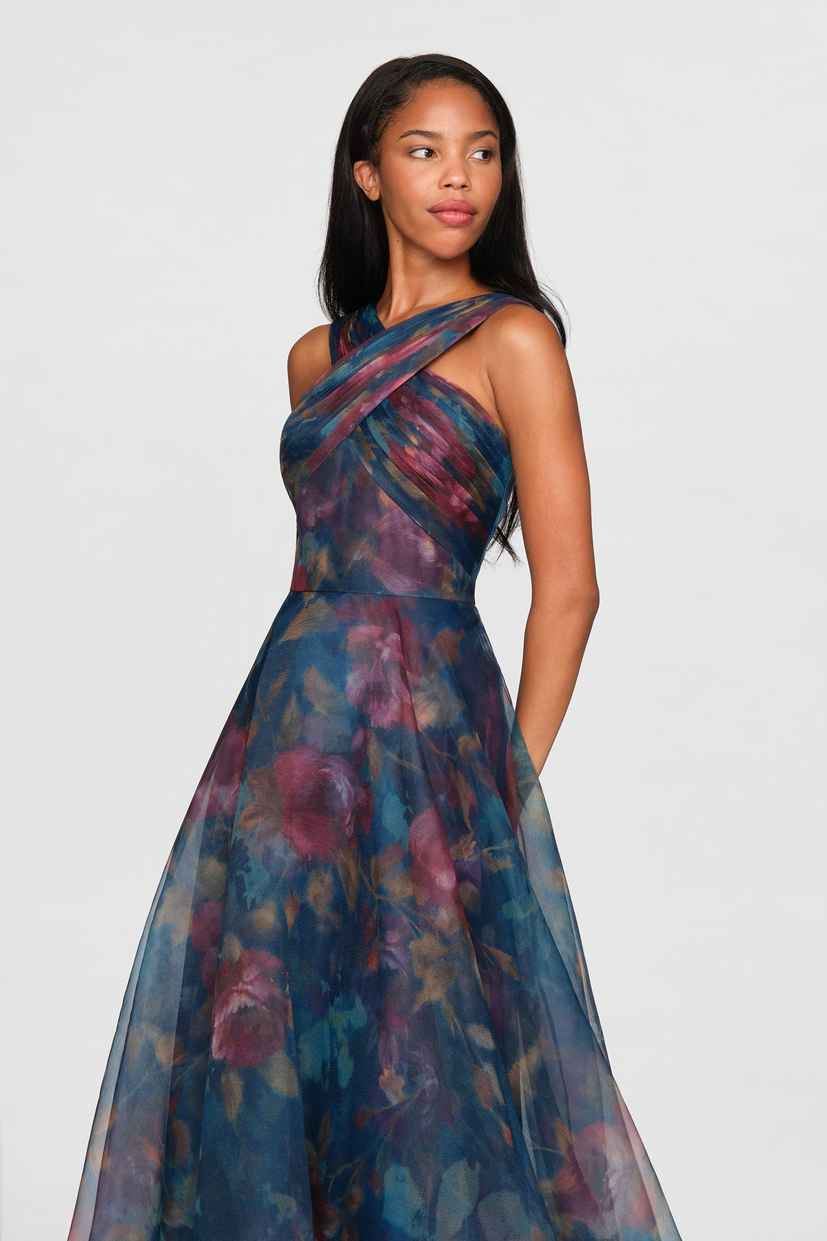 Luana High Low Gown