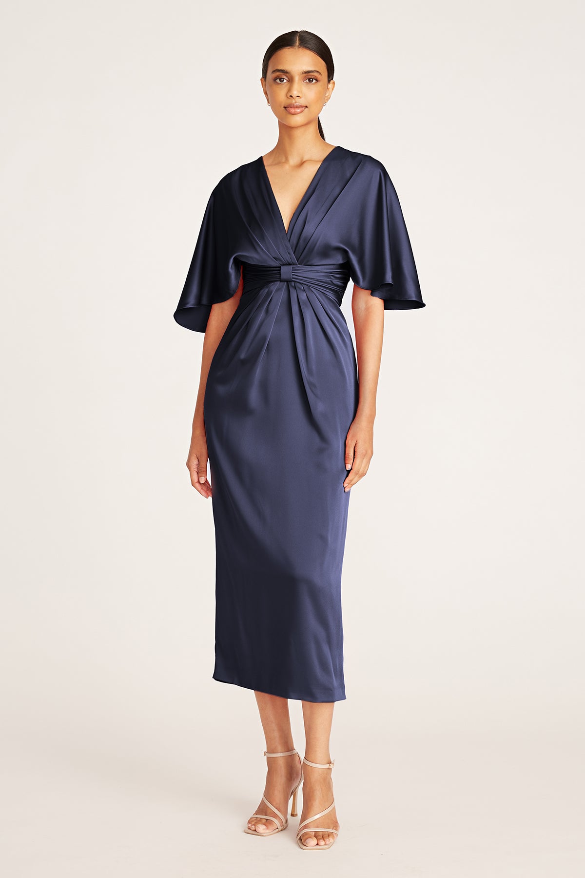 Lucia Kimono Midi Dress THEIA Lucia Kimono Midi Dress THEIA