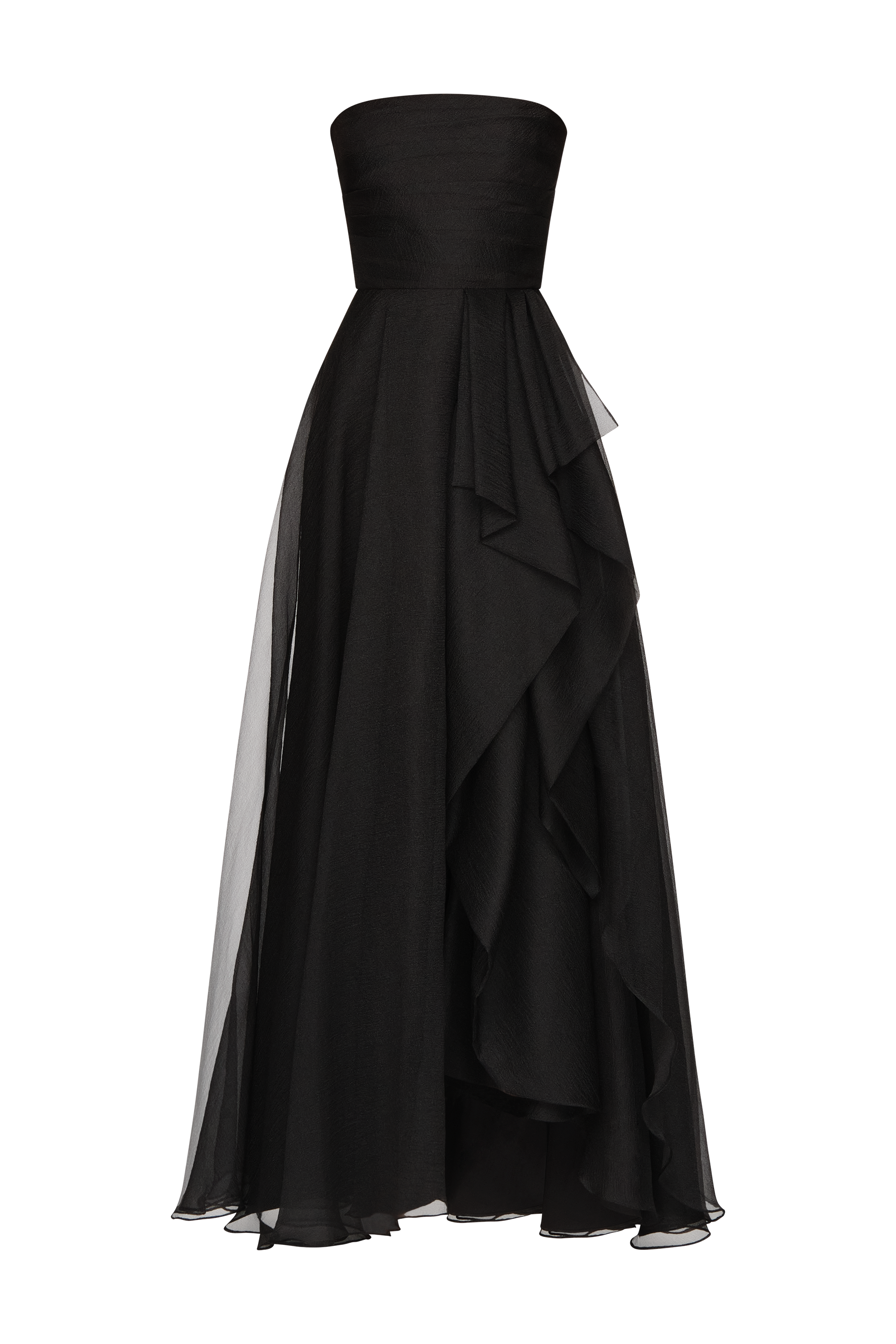 Teresa Strapless Draped Gown