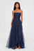 Teresa Strapless Draped Gown