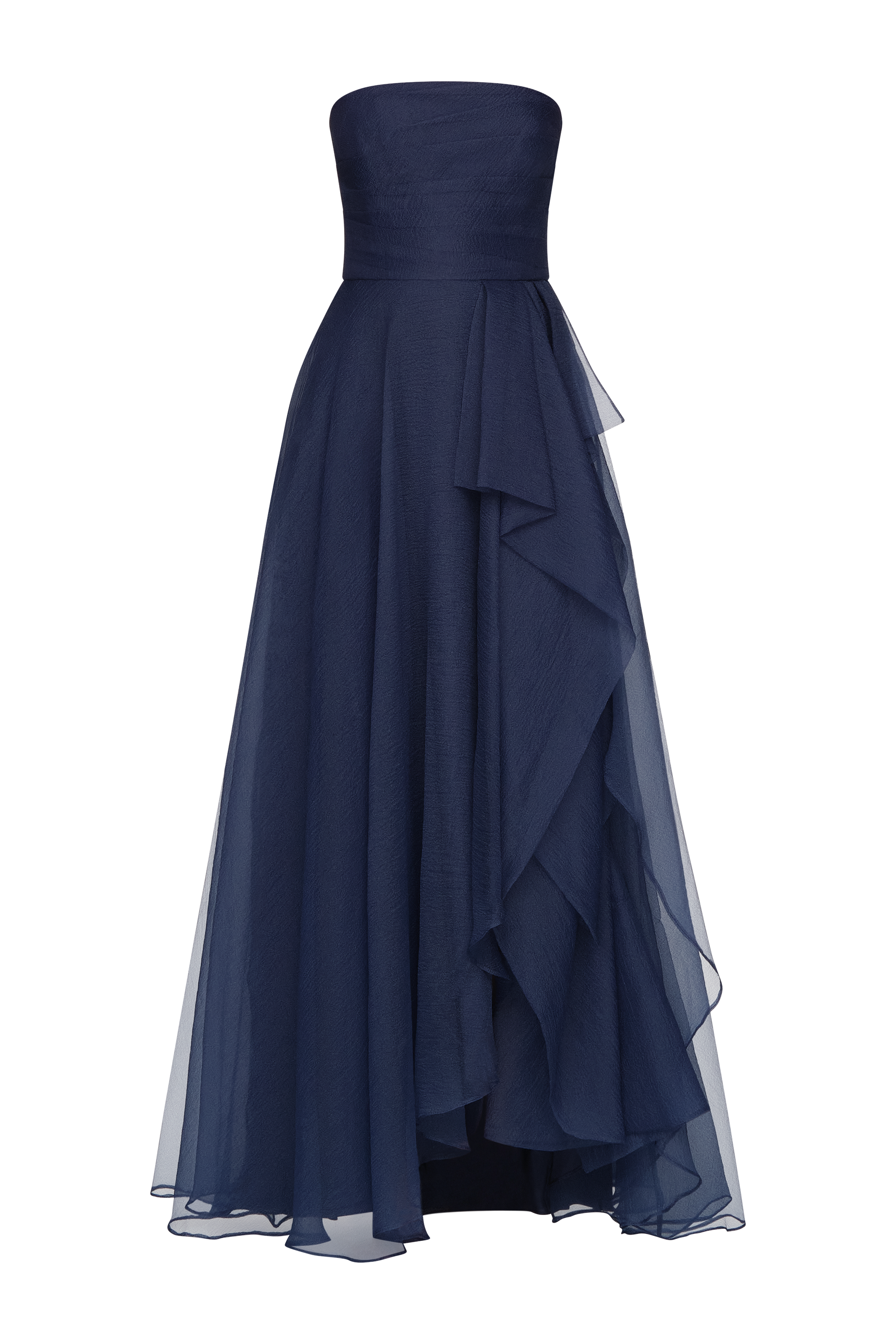 Teresa Strapless Draped Gown