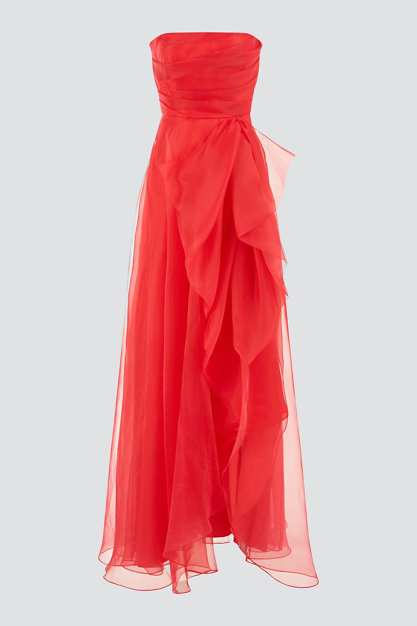 Teresa Strapless Draped Gown