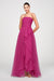 Teresa Strapless Draped Gown