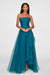 Teresa Strapless Draped Gown