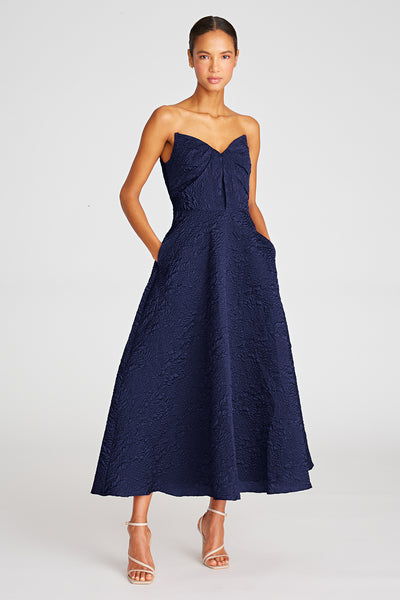 Ellie A Line Midi Dress THEIA Ellie A Line Midi Dress THEIA