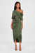 Rayna One Shoulder Draped Gown