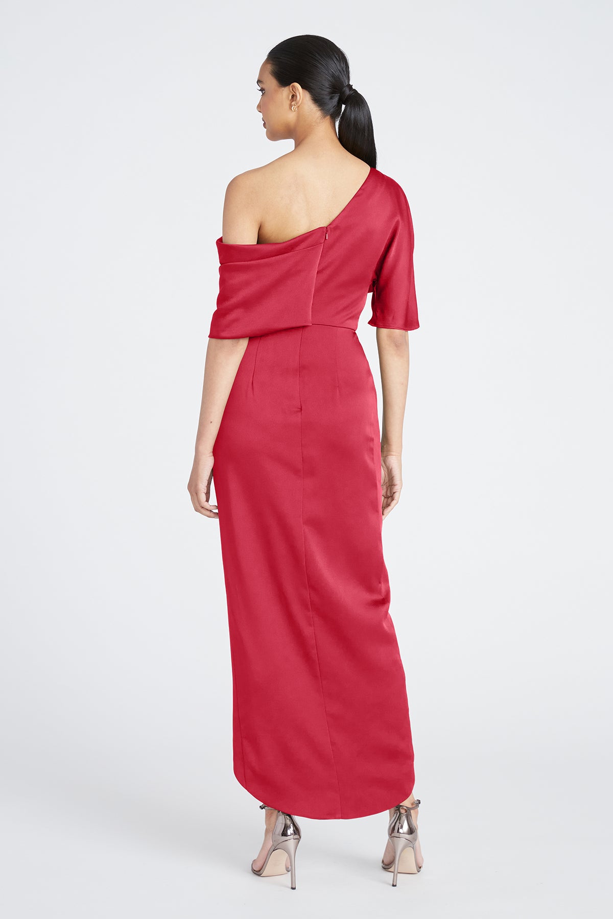 Rayna One Shoulder Draped Gown
