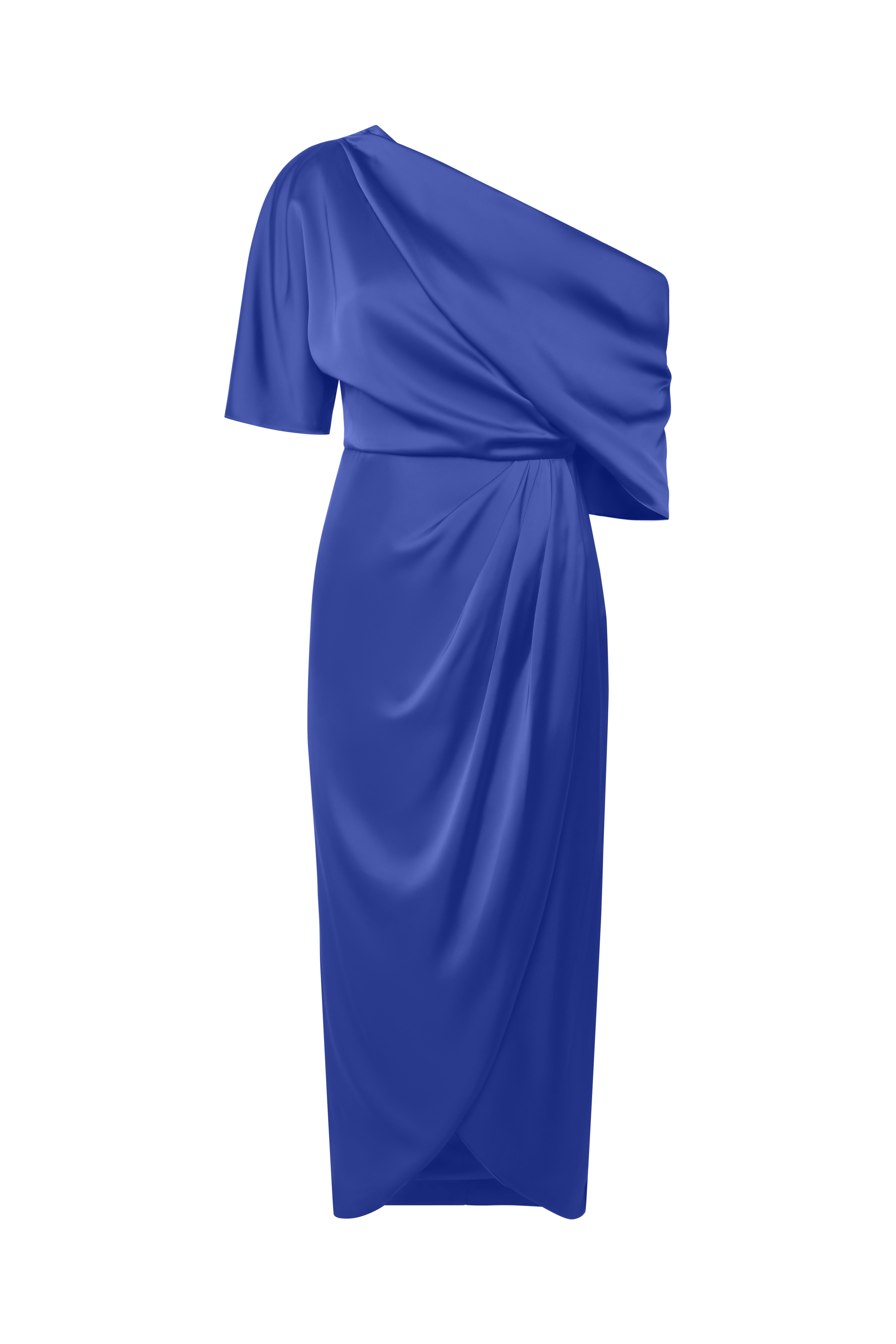 Rayna One Shoulder Draped Gown