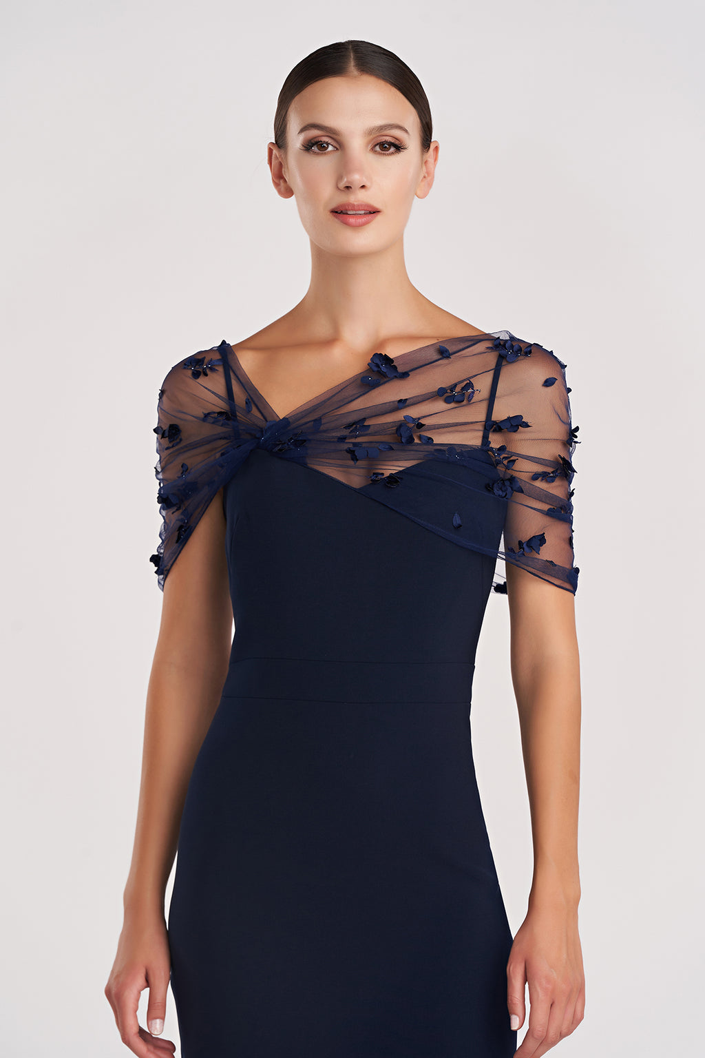 Gia Beaded Shawl Dress – THEIA