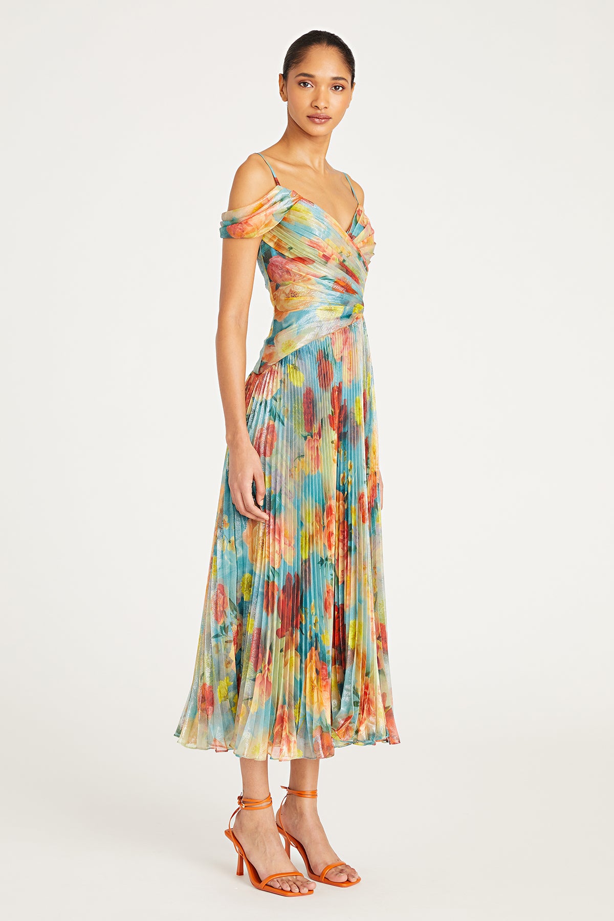 Vienna Tea Length Dress – THEIA