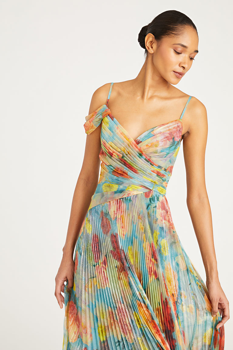 Vienna Tea Length Dress THEIA