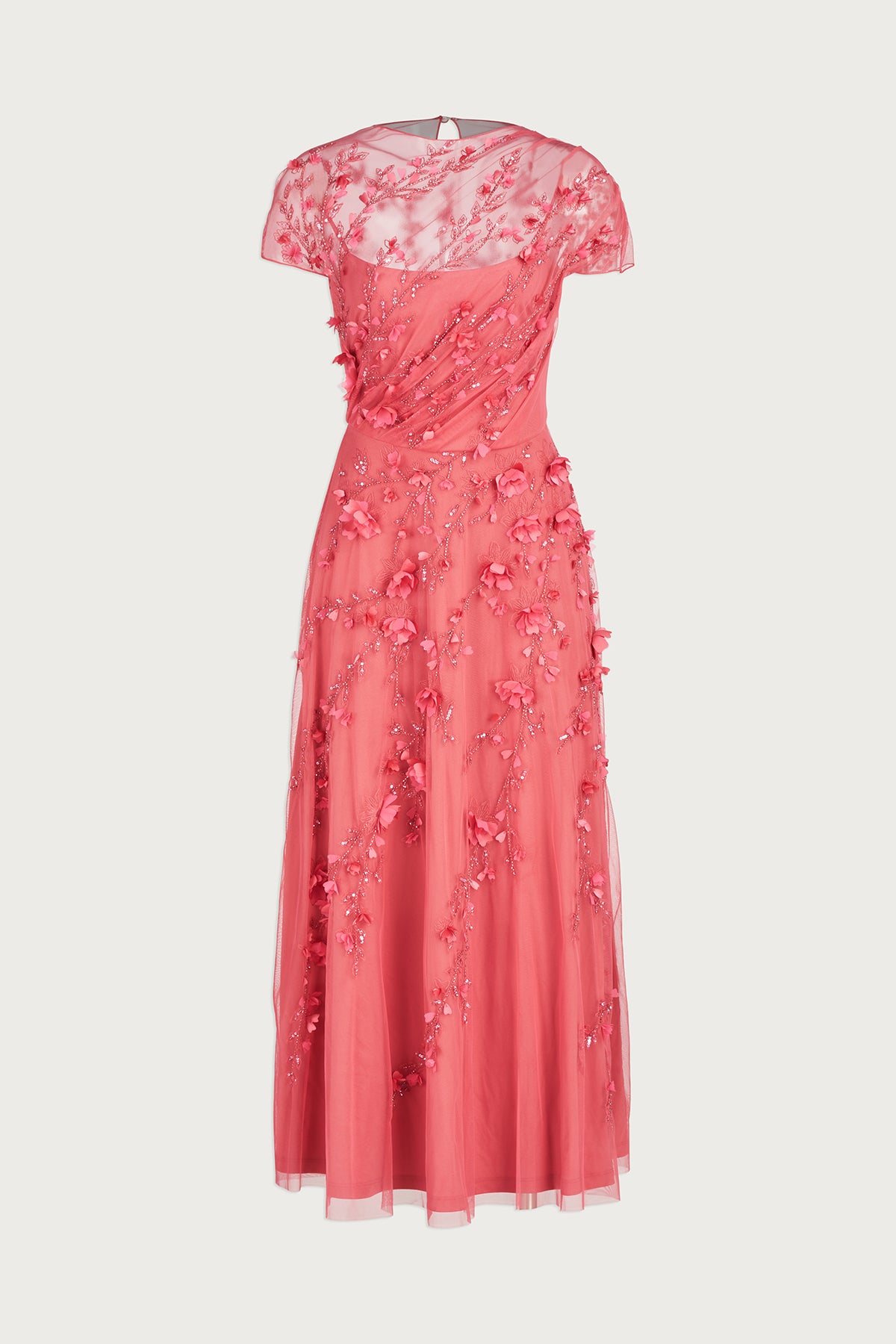 theia leona petal midi dress Theia | Dresses | Theia Leona Petal Midi Dress Pink Floral