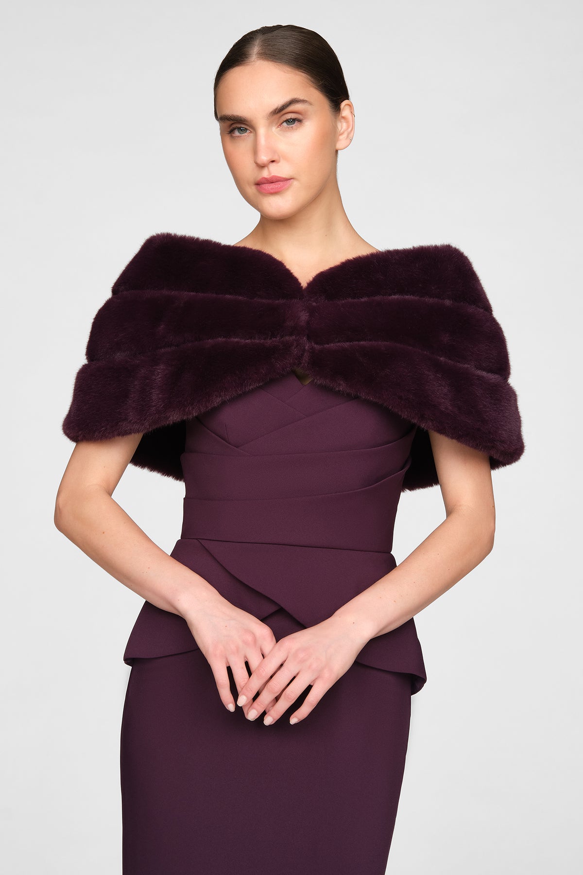 Sierra Faux Mink Shawl