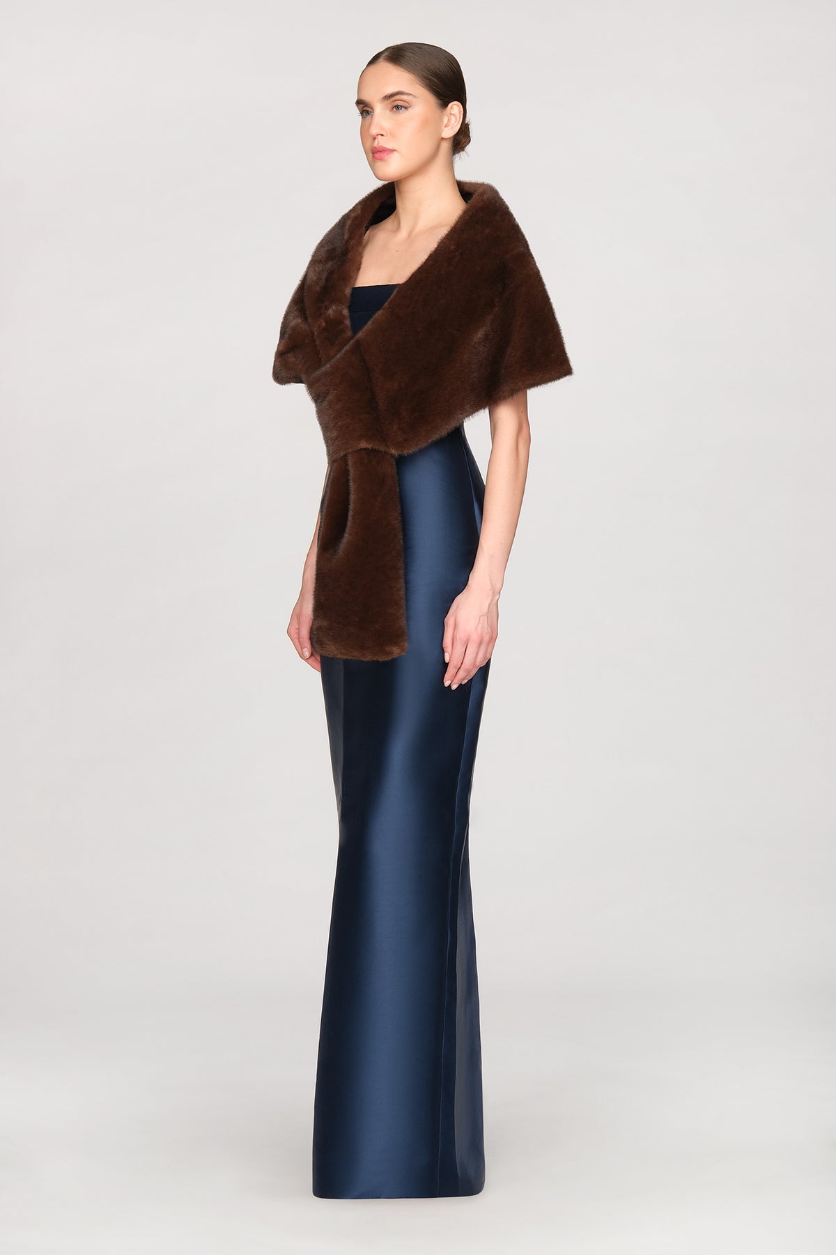 Ayana Faux Mink Cape