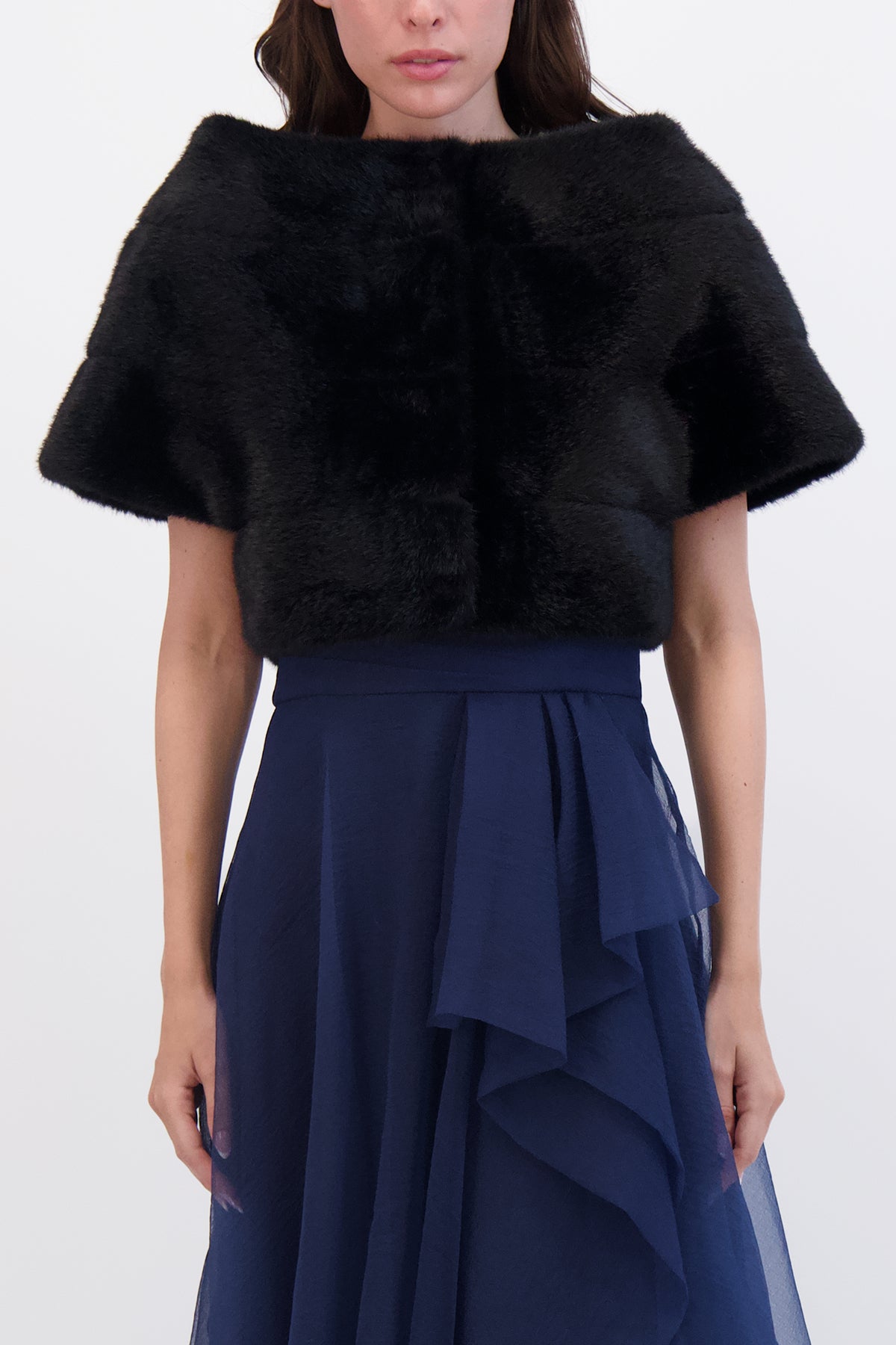 Fur-Free Mink Capelet