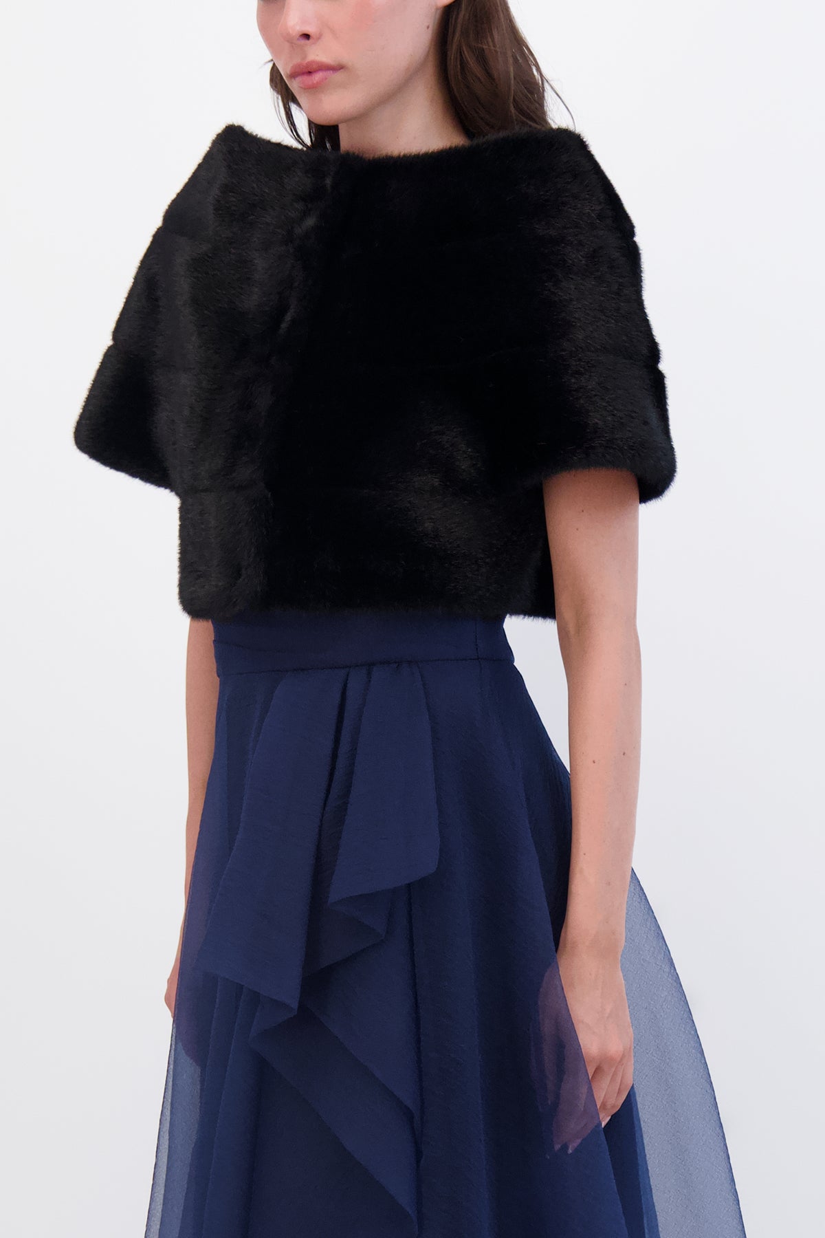 Fur-Free Mink Capelet