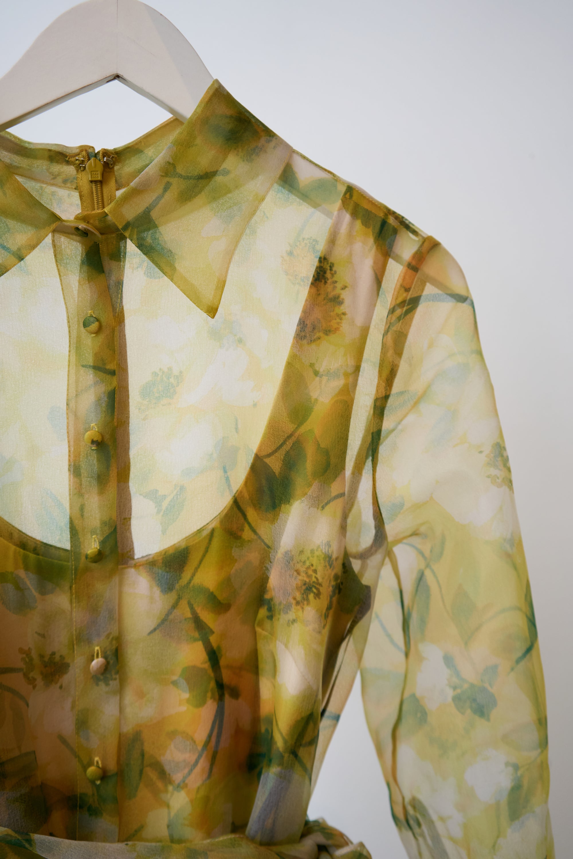 maje long organza style shirt dress Maje-Roane-Organza-Shirt-Dress