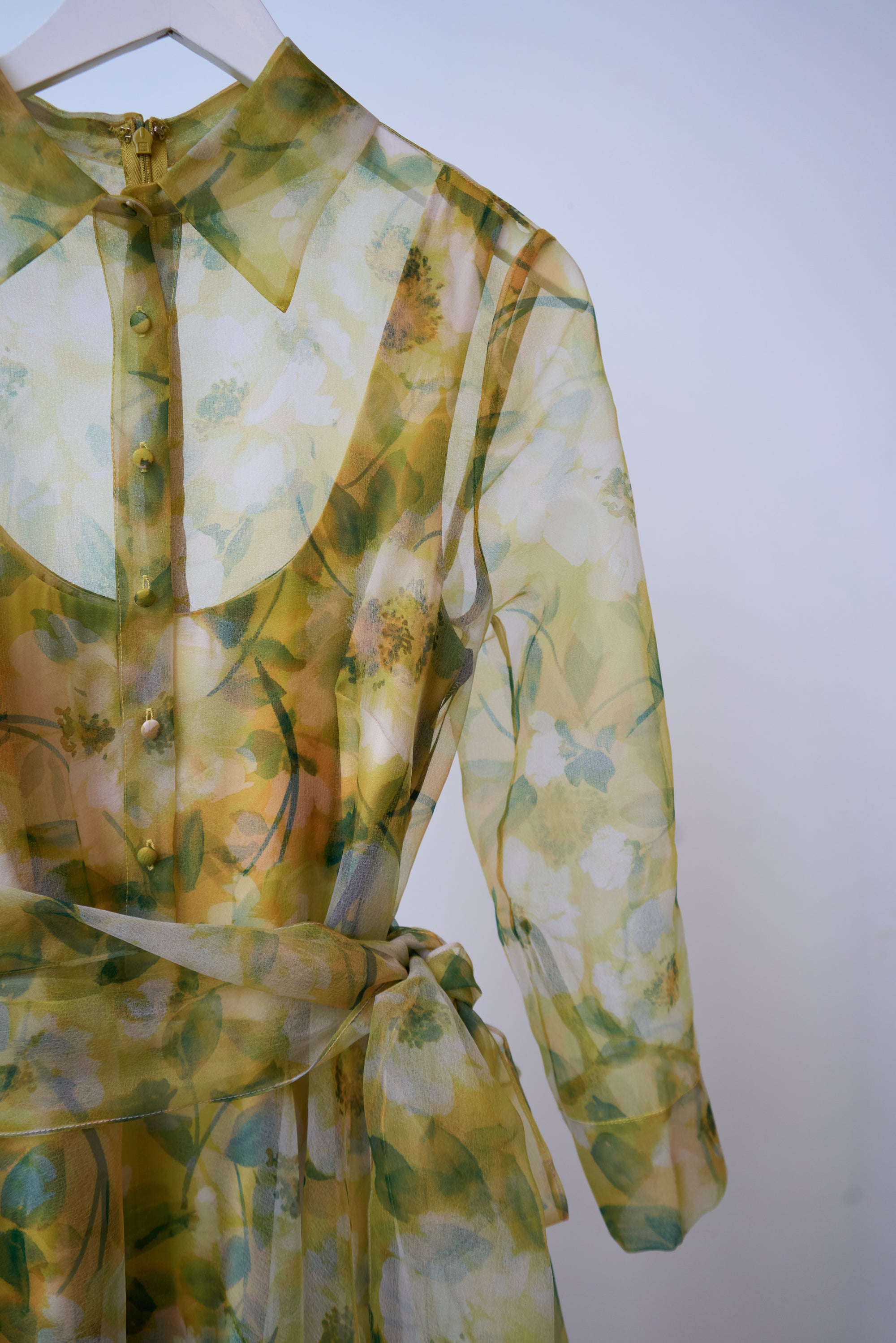 Magdalene Organza Shirt Dress