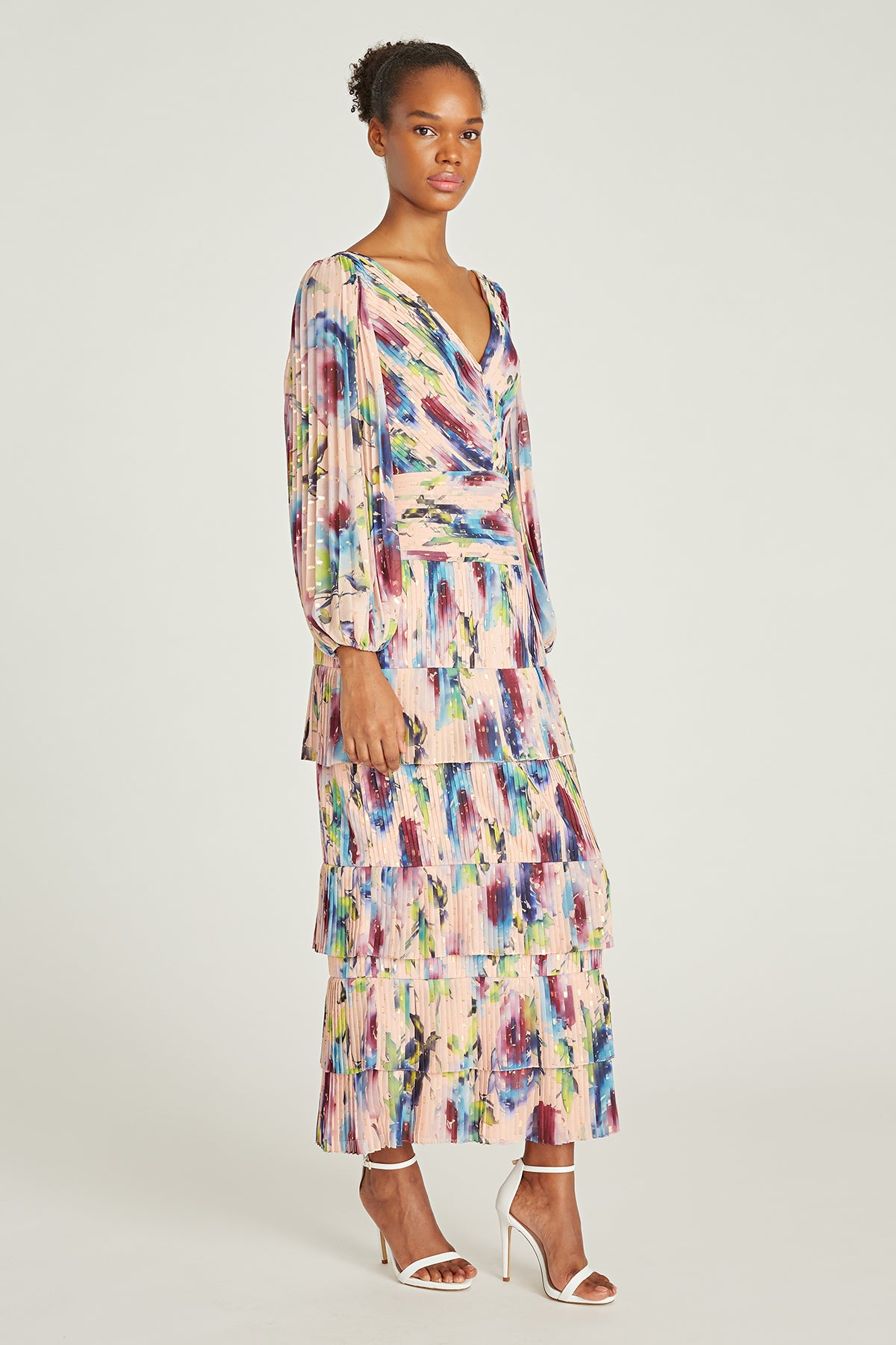 Ellis Pleated Ankle Dress
