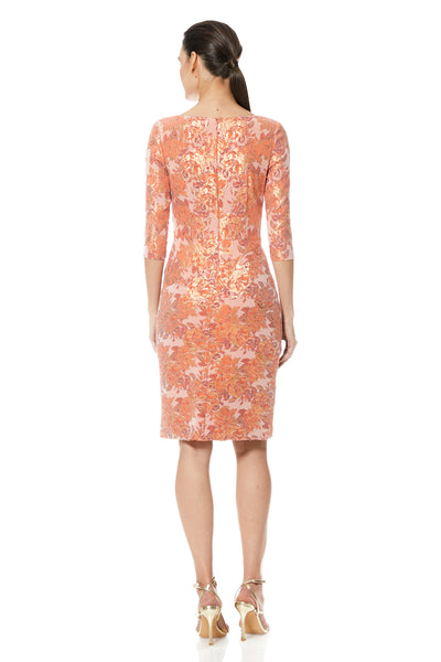 Della V-Neck Knee Length Dress