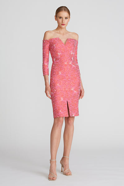 Annette 3/4 Sleeve Midi Dress