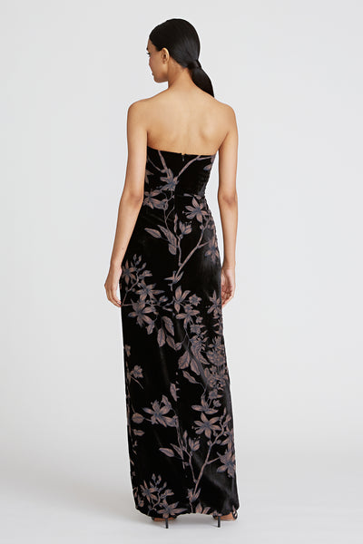 Janette Strapless Column Gown