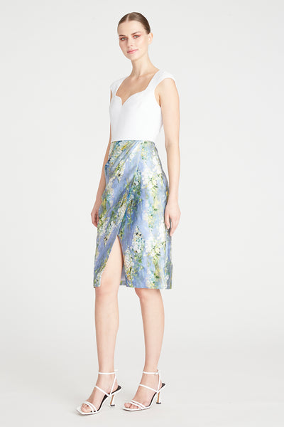 Helga Crepe And Mikado Dress