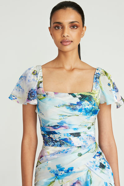 Marin Draped Cocktail Dress