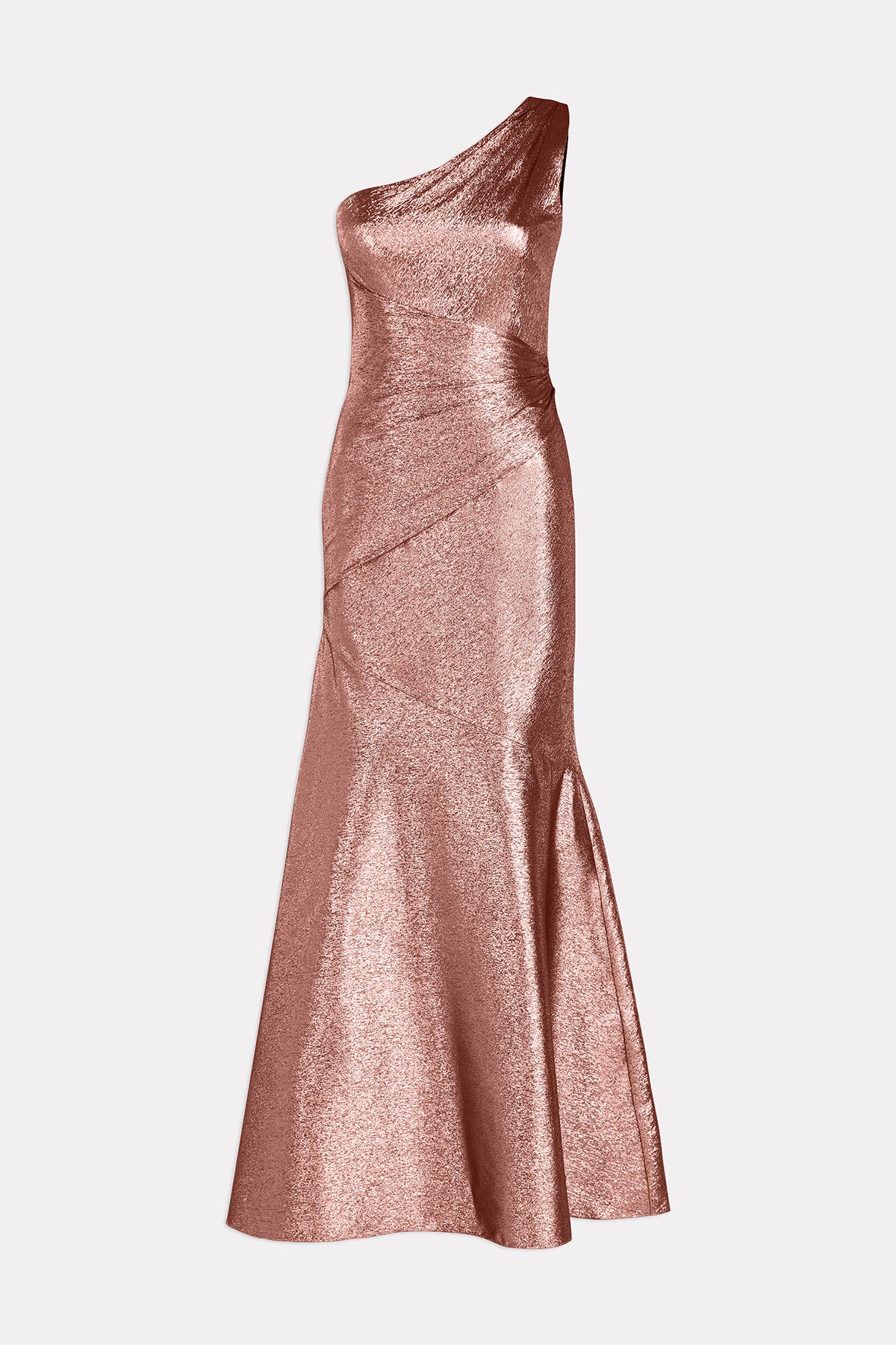 One Shoulder Ruched Gown THEIA One Shoulder Ruched Gown THEIA