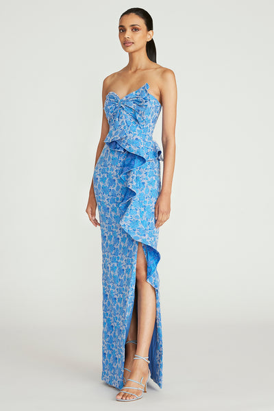 Asha Column Bow Gown