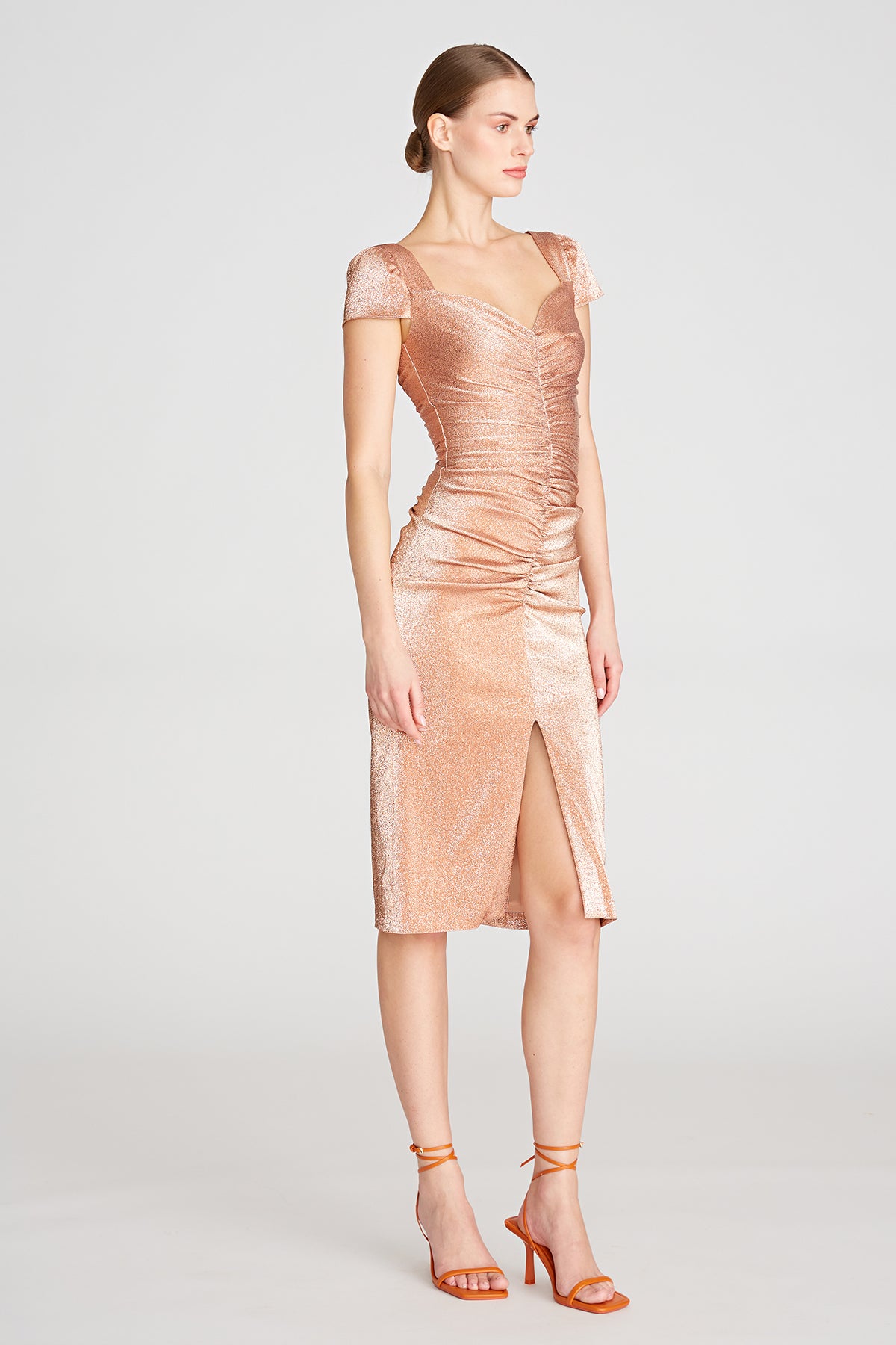 Renee Ruched Cocktail Dress