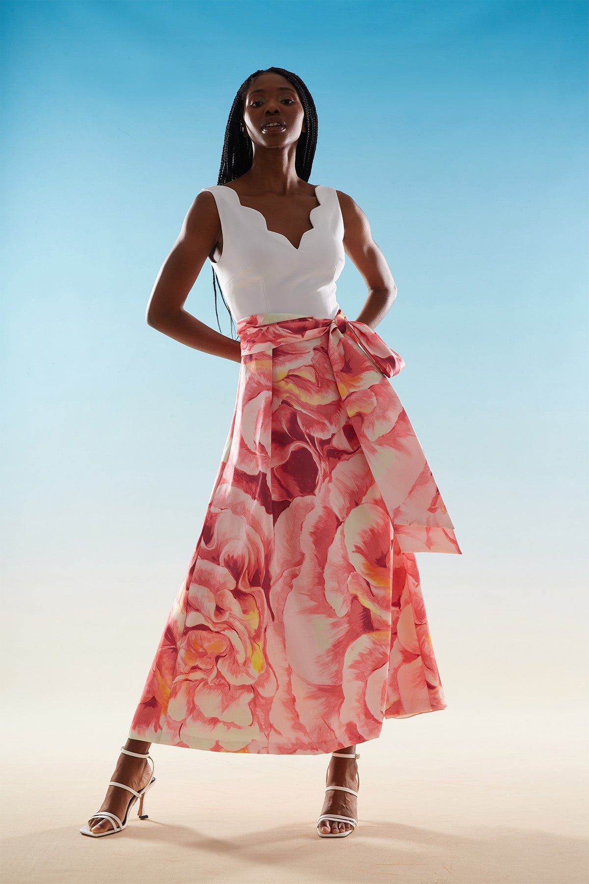 Daphne Tea Length Gown