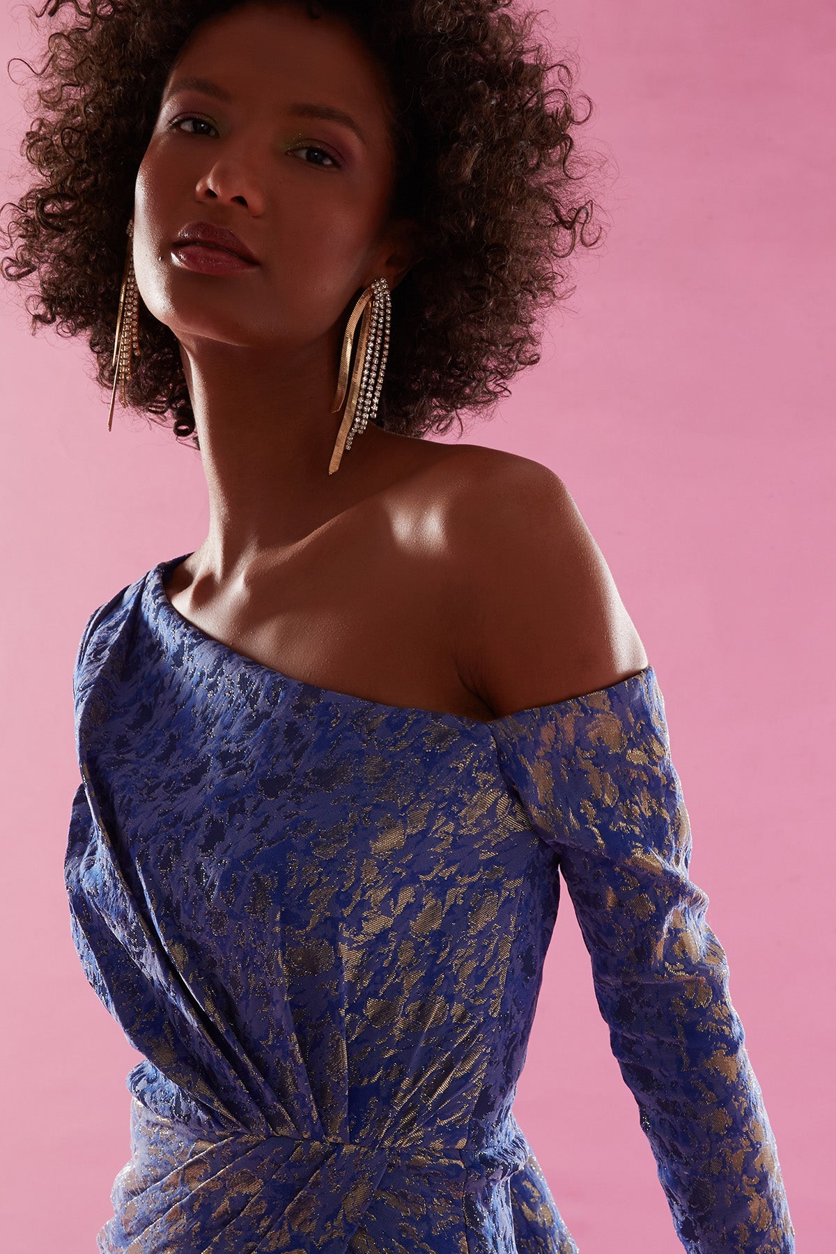 alena one shoulder maxi dress Meshki Alena Maxi