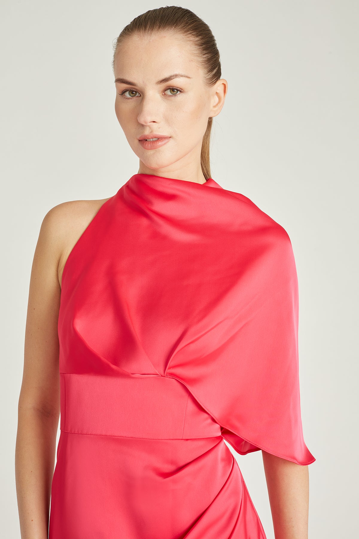 Bria Cape Wrap Cocktail Dress
