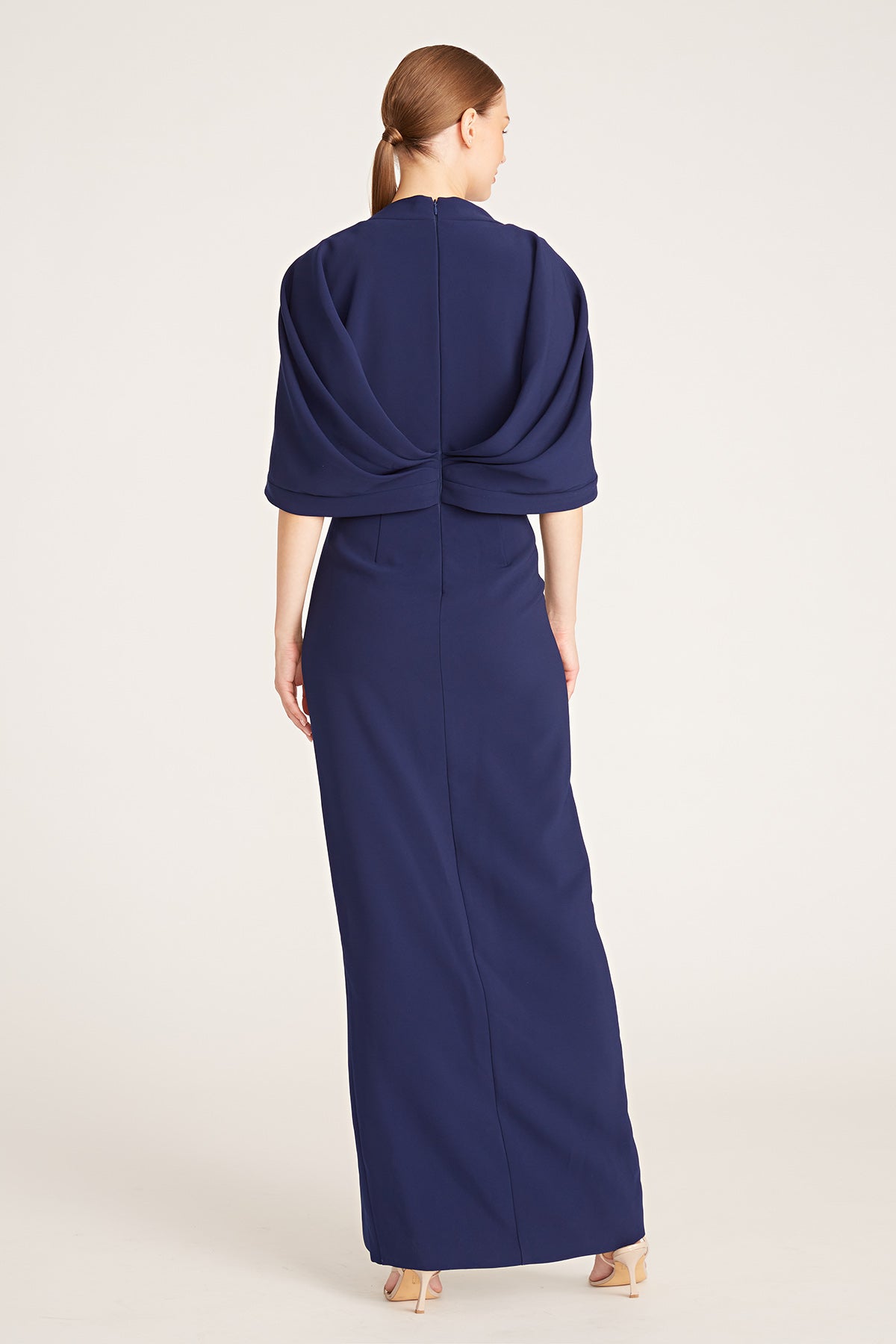 Brigitta Capelet Column Gown