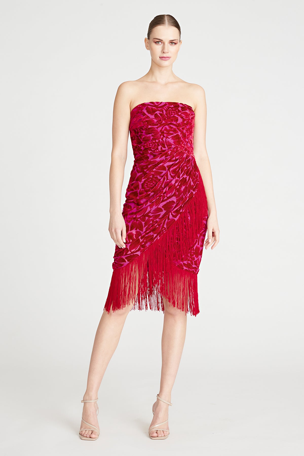 Adina Fringe Cocktail Dress