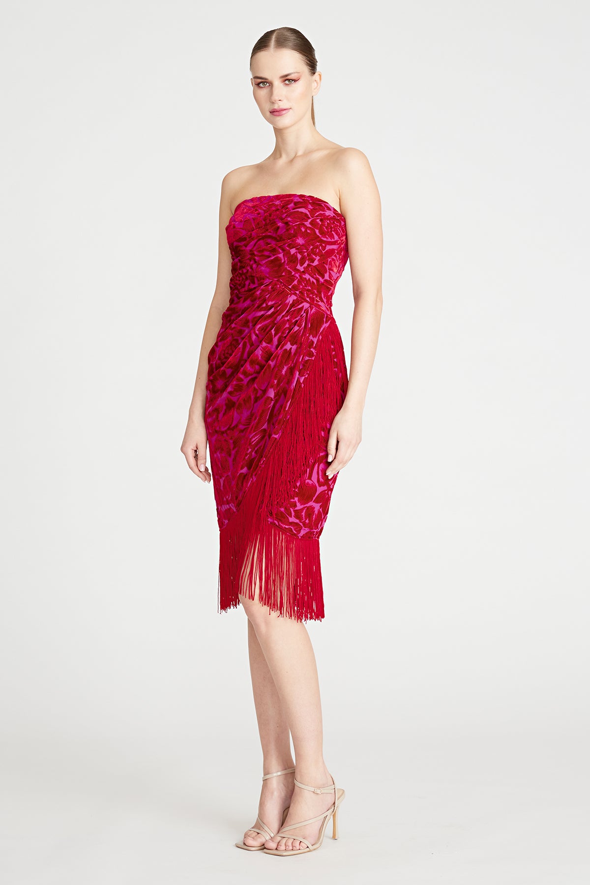 Adina Fringe Cocktail Dress