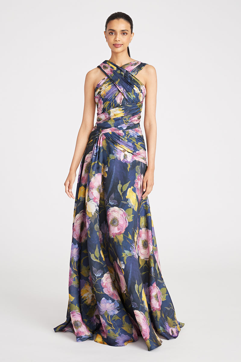 Mimi Halter Neck Gown – THEIA