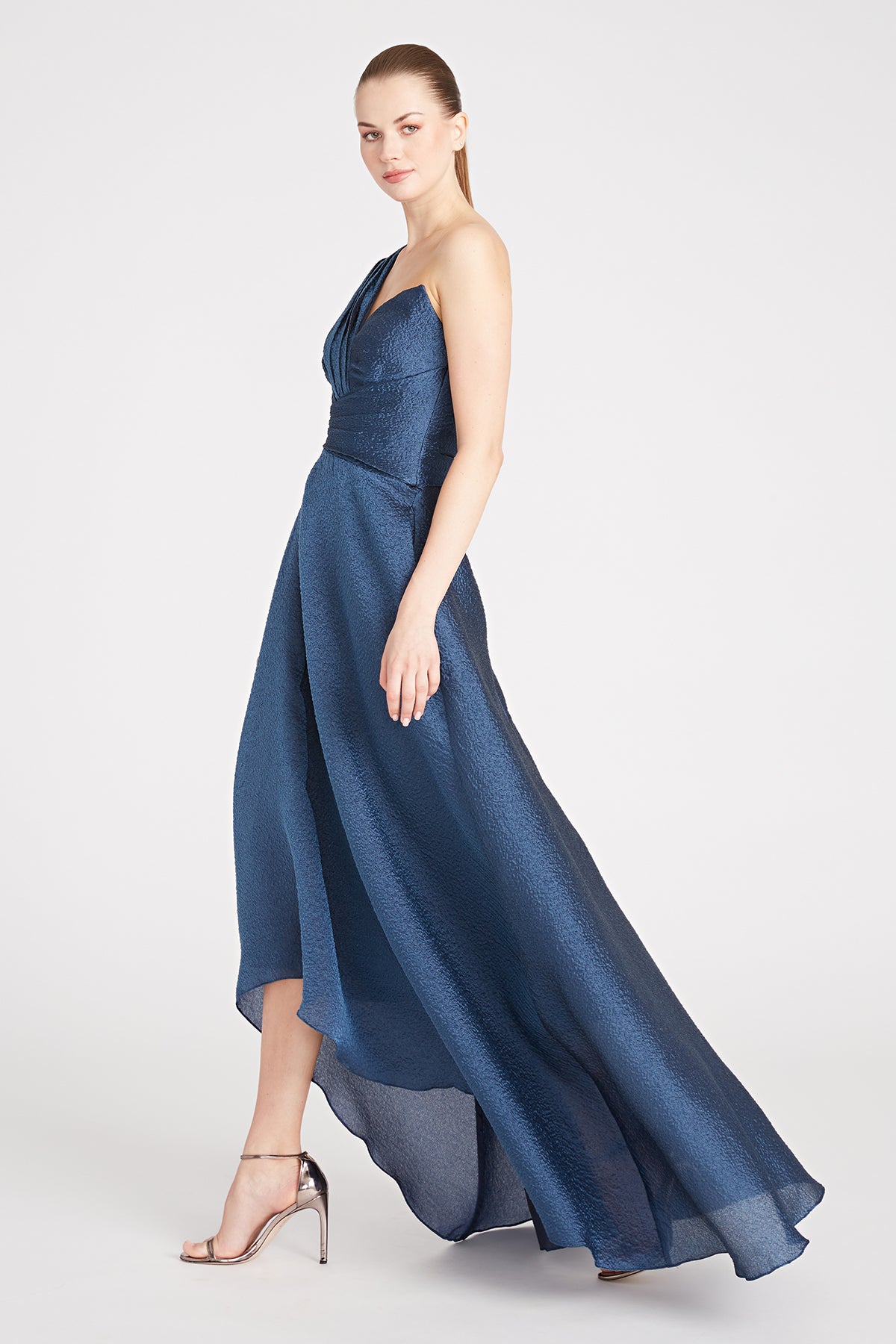 Edith High Low A Line Gown