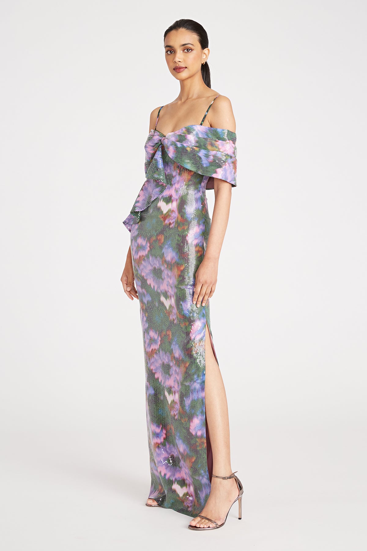 Chiara Sequin Column Gown