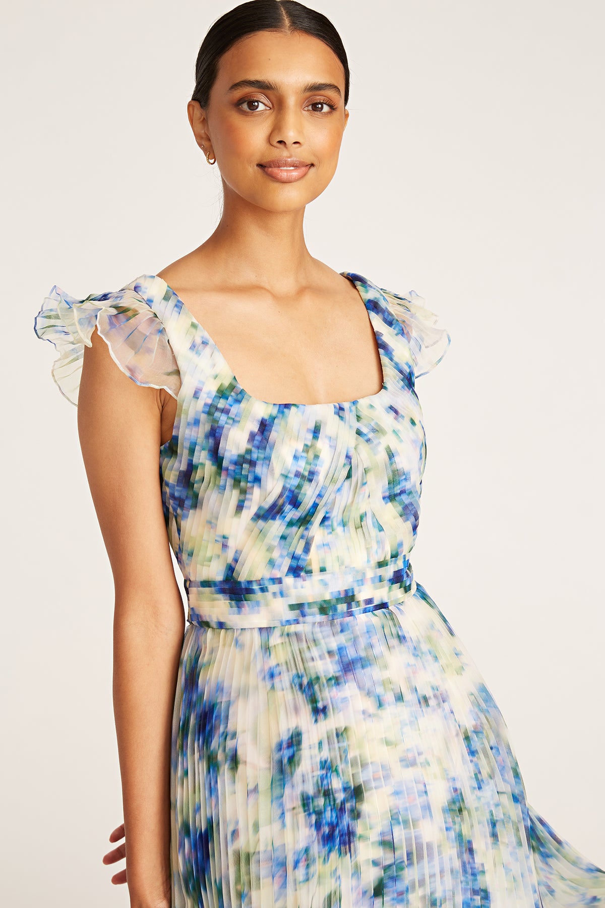 Miriam Pleated Cocktail Dress